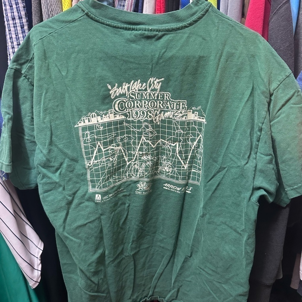 Vintage men’s single stitch tee Salt Lake City fire baggy xl